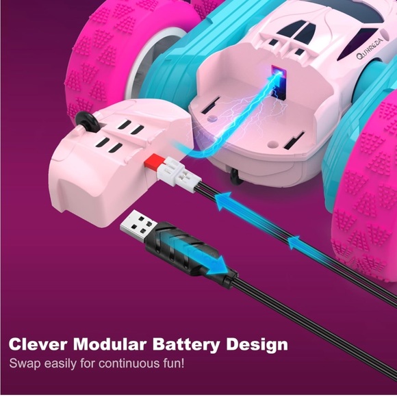 Remote Control Car, 2.4 GHZ Double Sided RC Stunt NEW⭐️ - Picture 3 of 11